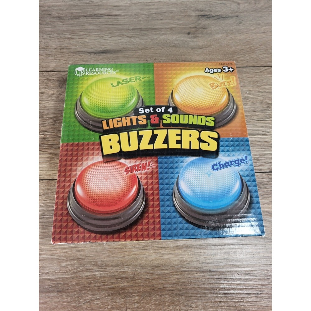 Learning Resources Recordable‎ Answer Buzzers - Set of 4